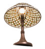 Meyda 19" High Diamond & Jewel Table Lamp