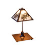 Meyda 17" Wide Pine Needle Table Lamp