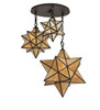 Meyda 25" Wide Moravian Star 3 Light Cascading Pendant