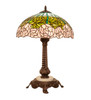 Meyda 23" Wide Tiffany Cabbage Rose Table Lamp