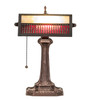 Meyda 15.5" High Gothic Mission Banker's Lamp