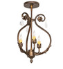 Meyda 12" Wide Antonia 3 Light Chandelier