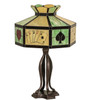 Meyda 32.5" High Poker Face Table Lamp