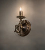 Meyda 4.5" Wide Gas Reproduction Wall Sconce