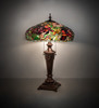 Meyda 26" High Tiffany Peony Table Lamp