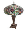 Meyda 26" High Tiffany Peony Table Lamp
