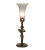 Meyda 15" High Gray Nouveau Lady Accent Lamp