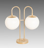 Meyda 21" High Bola Deux 2 Light Table Lamp