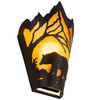 Meyda 8" Wide Bear At Dawn Wall Sconce - 254761