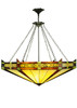 Meyda 49" Wide Peaches Inverted Pendant