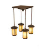 Meyda 28" Wide Fulton Prime 4 Light Pendant