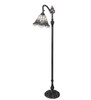 Meyda 61" High Angelica Bridge Arm Floor Lamp