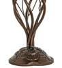Meyda 19" High Amber Tiffany Pond Lily 6 Light Table Lamp