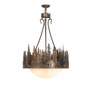 Meyda 26" Wide Tall Pines Inverted Pendant