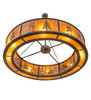 Meyda 62" Wide Tall Pines Pendant