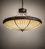 Meyda 36" Wide Greenbriar Oak Inverted Pendant