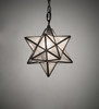 Meyda 9" Wide Moravian Star Mini Pendant