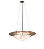 Meyda 31" Wide Metro Fusion Super Nova Inverted Pendant