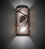 Meyda 6" Wide Whispering Pines Right Wall Sconce