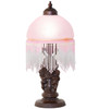 Meyda 17" High Roussillon Cherub With Lantern Mini Lamp - 260703