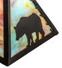 Meyda 7" Square Lone Bear Shade