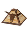 Meyda 12" Square Steer Skull Shade