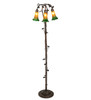 Meyda 58" High Amber/green 3 Light Floor Lamp