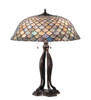 Meyda 30" High Tiffany Fishscale Table Lamp