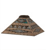 Meyda 20" Square Valencia Mission Shade