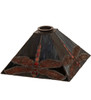 Meyda 10" Square Prairie Dragonfly Shade