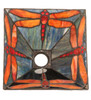 Meyda 10" Square Prairie Dragonfly Shade