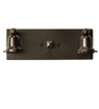 Meyda 14" Wide 2 Light Wall Sconce Hardware