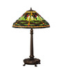 Meyda 31" High Tiffany Dragonfly Table Lamp