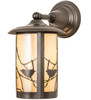 Meyda 8" Wide Fulton Song Bird Solid Mount Wall Sconce - 54279