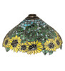 Meyda 15" Wide Wild Sunflower Shade