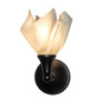 Meyda 9" Wide Metro Blanco Swirl Wall Sconce