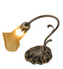 Meyda 15" High Amber Pond Lily Accent Lamp