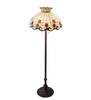 Meyda 62" High Roseborder Floor Lamp - 153948