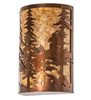 Meyda 12" Wide Tall Pines Wall Sconce - 224710