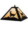 Meyda 12" Square Deer Shade - 228146