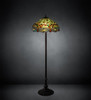 Meyda 62" High Tiffany Hanginghead Dragonfly Floor Lamp - 229131