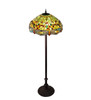 Meyda 62" High Tiffany Hanginghead Dragonfly Floor Lamp - 229131