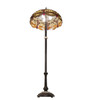 Meyda 62" High Tiffany Hanginghead Dragonfly Floor Lamp - 229132