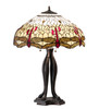 Meyda 30" High Tiffany Hanginghead Dragonfly Table Lamp - 229133