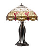 Meyda 30" High Tiffany Hanginghead Dragonfly Table Lamp - 229133