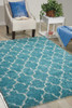 Nourison Amore AMOR2 Aqua Area Rugs