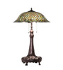 Meyda 31" High Tiffany Fishscale Table Lamp - 230465