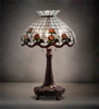 Meyda 33" High Roseborder Table Lamp - 230639