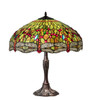 Meyda 26" High Tiffany Hanginghead Dragonfly Table Lamp - 232805