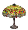 Meyda 26" High Tiffany Hanginghead Dragonfly Table Lamp - 232805